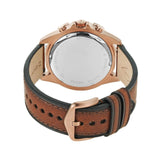 Fossil Garrett Chronograph Brown Dial Brown Leather Strap Watch for Men - FS5867 Buy Now By Fossil