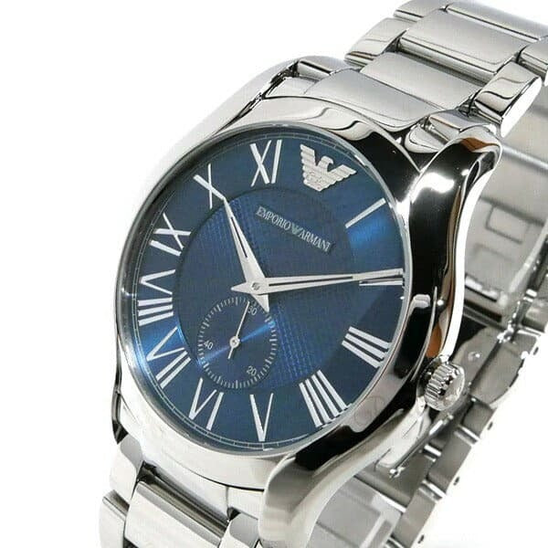 Emporio Armani Valente Quartz Blue Dial Silver Steel Strap Watch For Men - AR11085 Buy Now By Emporio Armani
