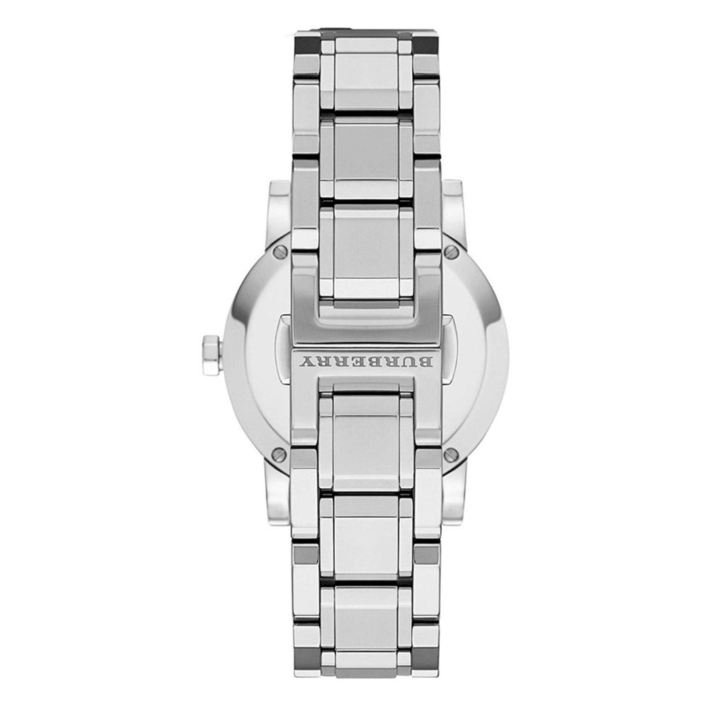 Burberry The City Diamonds Silver Dial Silver Steel Strap Watch for Women - BU9125 Buy Now By Burberry
