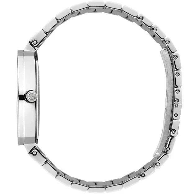 Gucci G Interlocking Silver Dial Silver Steel Strap Watch For Women - YA133308 Buy Now By Gucci