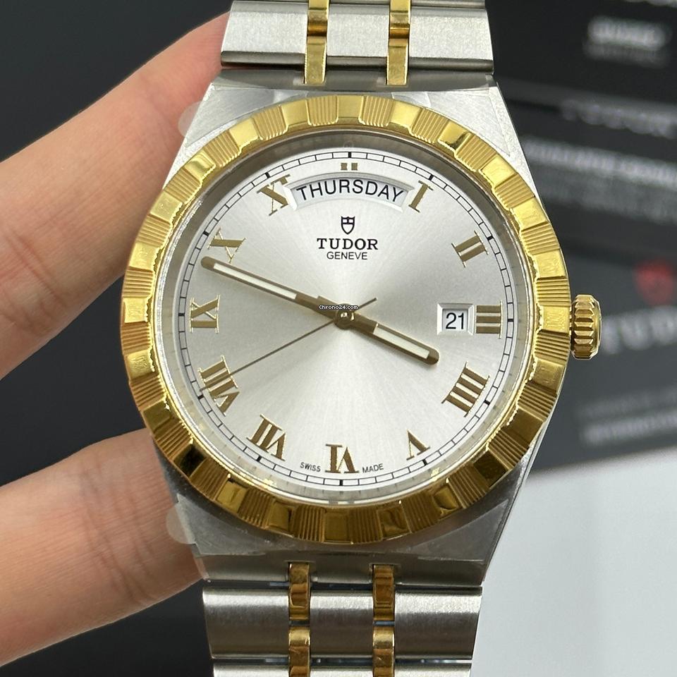 Tudor Royal Automatic Silver Dial Two Tone Steel Strap Watch for Men - M28603-0001 Buy Now By Tudor