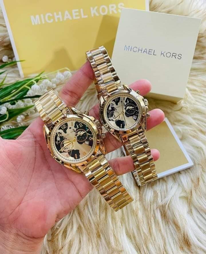 Michael Kors Bradshaw Stop Hunger Black Gold Dial Gold Steel Strap Watch for Women - MK6272 Buy Now By Michael Kors