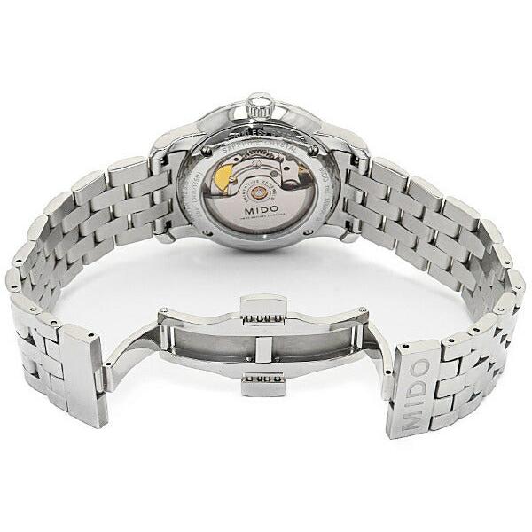 Mido Baroncelli Ii Automatic Black Dial Silver Steel Strap Watch For Men - M8600.4.18.1 Buy Now By Mido