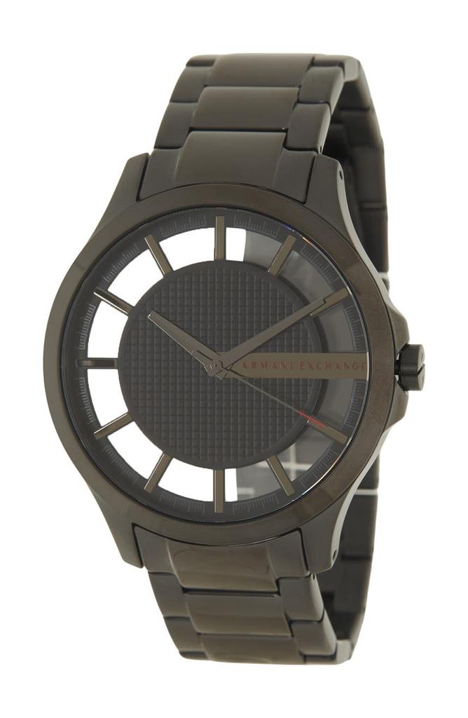 Armani Exchange Hampton Chronograph Black Dial Black Steel Strap Watch For Men - AX2189 Buy Now By Armani Exchange