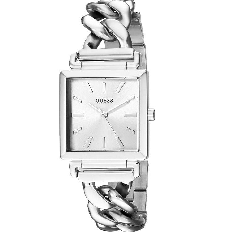 Guess Vanity Silver Dial Silver Steel Strap Watch for Women - W1029L1 Buy Now By Guess