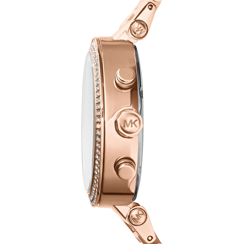 Michael Kors Parker Pink Dial Two Tone Steel Strap Watch for Women - MK5896 Buy Now By Michael Kors