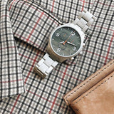 Tissot Chrono XL Black Dial Silver Steel Strap Watch For Men - T116.617.11.057.00 Buy Now By Tissot