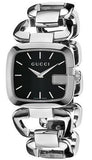 Gucci G Gucci Black Dial Silver Steel Strap Watch For Women - YA125407 Buy Now By Gucci