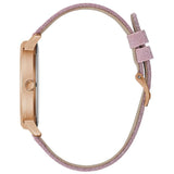 Guess Mariposa Pink Dial Pink Leather Strap Watch for Women - GW0008L2 Buy Now By Guess
