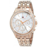 Tommy Hilfiger Ari Diamonds Silver Dial Rose Gold Steel Strap Watch for Women - 1781978 Buy Now By Tommy Hilfiger