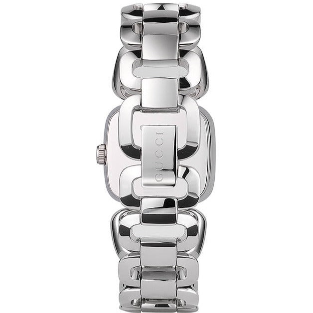 Gucci G Gucci Diamonds Mother of Pearl Dial Silver Steel Strap Watch For Women - YA125502 Buy Now By Gucci
