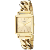 Guess Vanity Gold Dial Gold Steel Strap Watch for Women - W1029L2 Buy Now By Guess