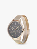 Hugo Boss Symphony Grey Dial Gold Mesh Bracelet Watch for Women - 1502424 Buy Now By Hugo Boss