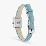 Gucci G-Frame Pastel Blue Mother of Pearl Dial Blue Leather Strap Watch For Women - YA128531 Buy Now By Gucci