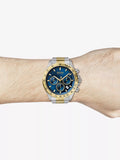 Hugo Boss Hero Blue Dial Two Tone Steel Strap Watch for Men - 1513767 Buy Now By Hugo Boss