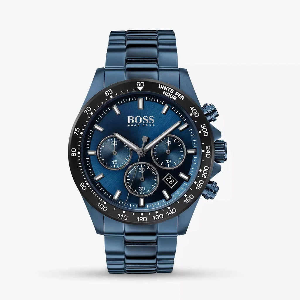Hugo Boss Hero Sport Lux Blue Dial Blue Steel Strap Watch for Men - 1513758 Buy Now By Hugo Boss