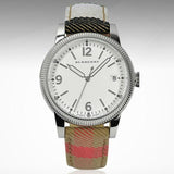 Burberry Utilitarian White Dial Multicolor Leather Strap Watch for Women - BU7824 Buy Now By Burberry