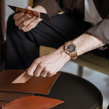 Maurice Lacroix Aikon Automatic Brown Dial Brown Leather Strap Watch For Men - AI6008-BRZ01-730-3 Buy Now By Maurice Lacroix