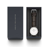 Daniel Wellington Classic York White Dial Black Leather Strap Watch For Men - DW00100025 Buy Now By Daniel Wellington