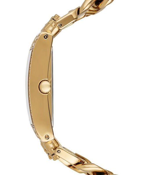 Guess MOD Heavy Metal Diamonds Gold Dial Gold Steel Strap Watch for Women - W0072L1 Buy Now By Guess