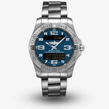 Breitling Aerospace Evo Blue Dial Silver Steel Strap Watch for Men - E79363101C1E1 Buy Now By Breitling