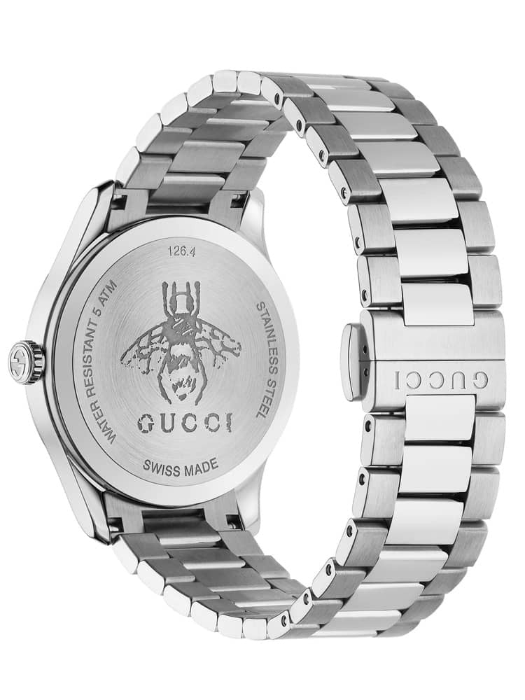 Gucci G Timeless Silver Dial Silver Steel Strap Watch For Women - YA1264126 Buy Now By Gucci