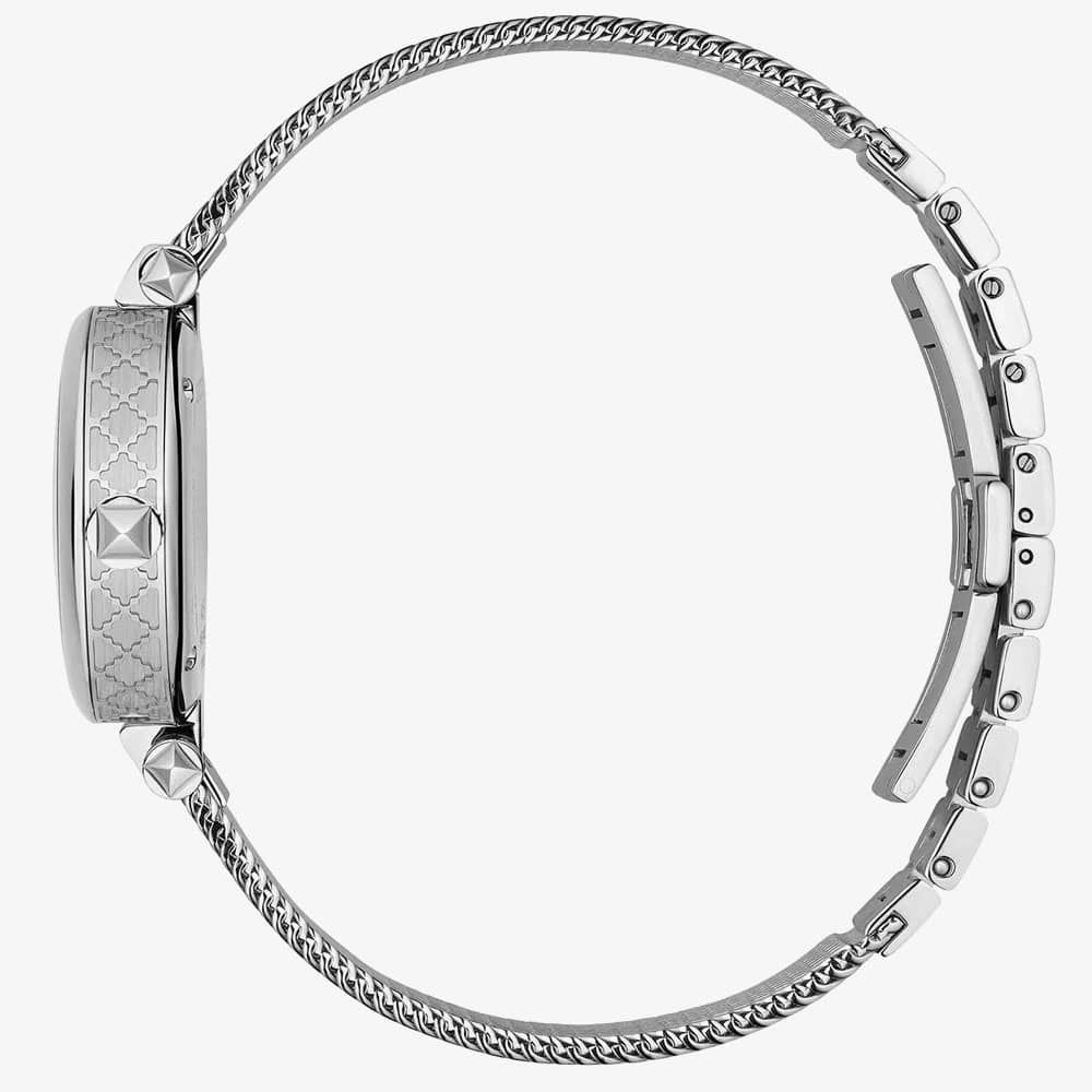 Gucci Diamantissima Quartz Diamonds Mother of Pearl Dial Silver Mesh Bracelet Watch for Women - YA141504 Buy Now By Gucci