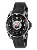 Gucci Dive Feline Black Dial Black Rubber Strap Watch For Men - YA136323 Buy Now By Gucci