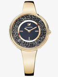 Swarovski Crystalline Pure Black Dial Rose Gold Steel Strap Watch for Women - 5295334 Buy Now By Swarovski