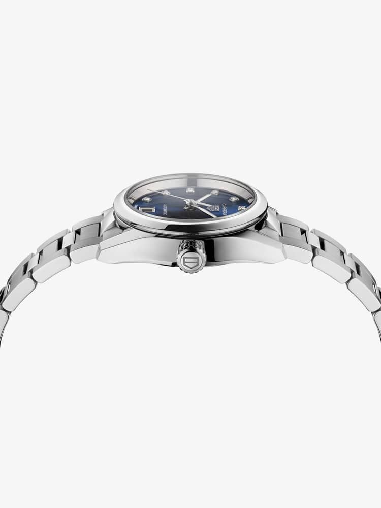 Tag Heuer Carrera Diamonds Blue Dial Silver Steel Strap Watch for Women - WBN2413.BA0621 Buy Now By Tag Heuer