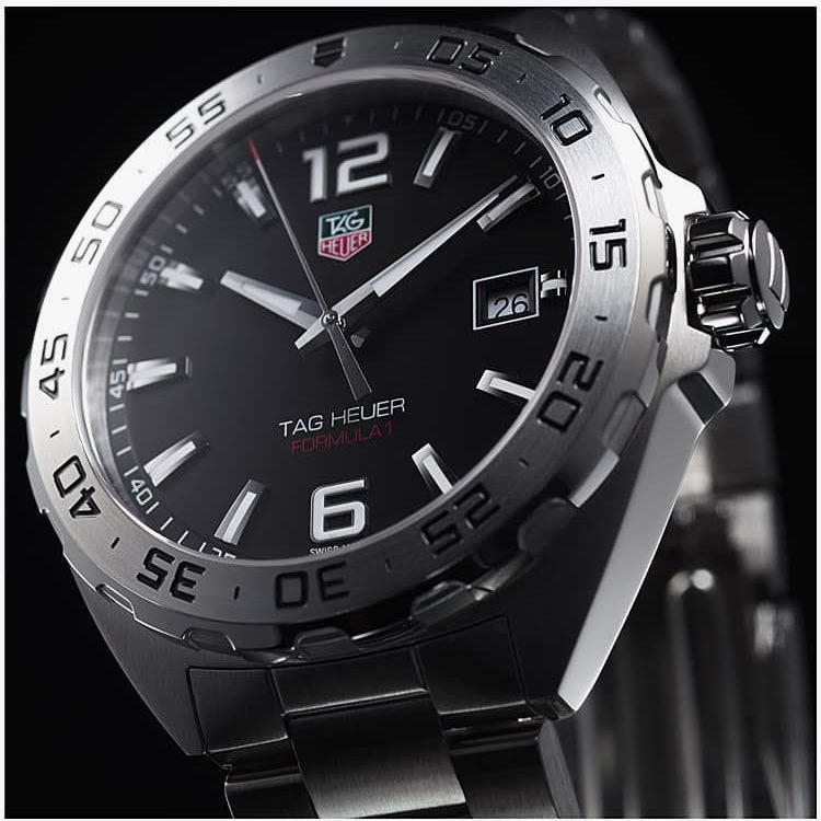 Tag Heuer Formula 1 Quartz Black Dial Watch For Men - WAZ1112.BA0875 Buy Now By Tag Heuer
