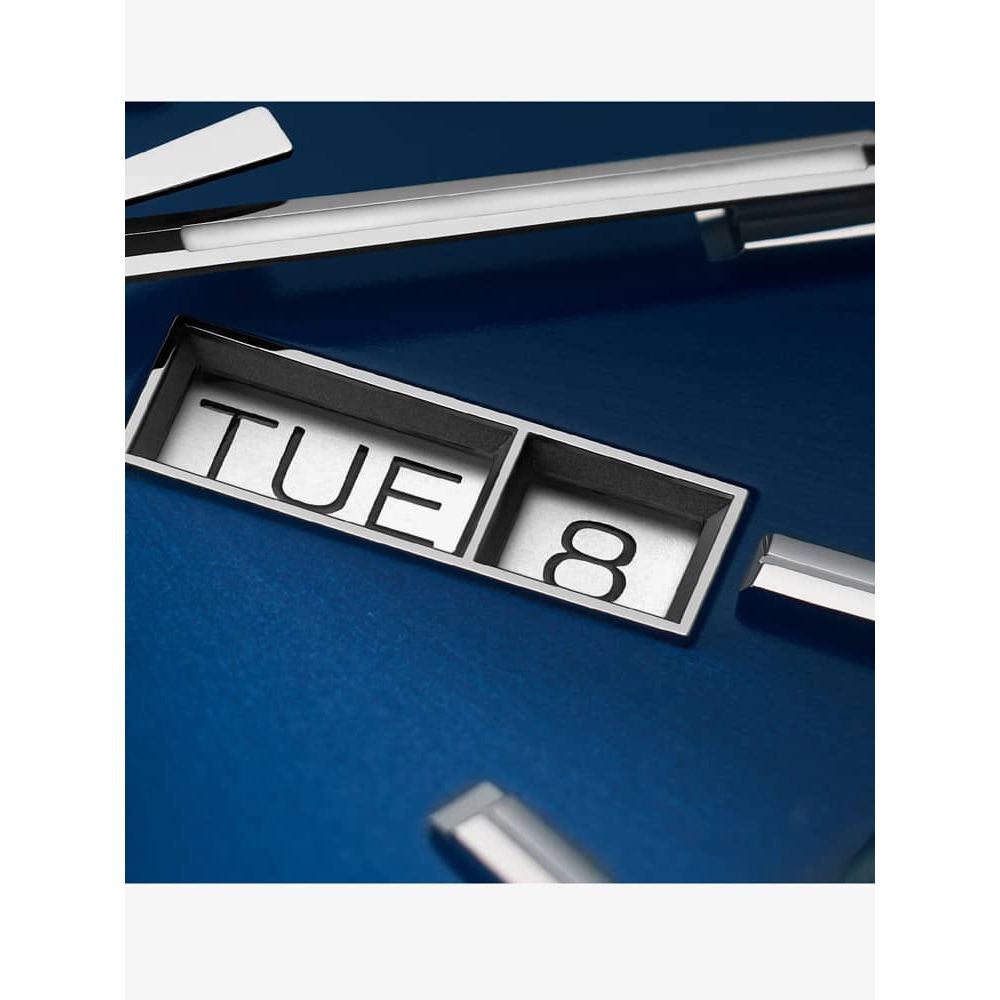 Tag Heuer Carrera Day Date Blue Dial Blue Leather Strap Watch for Men - WBN2012.FC6502 Buy Now By Tag Heuer