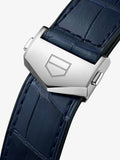 Tag Heuer Carrera Day Date Blue Dial Blue Leather Strap Watch for Men - WBN2012.FC6502 Buy Now By Tag Heuer
