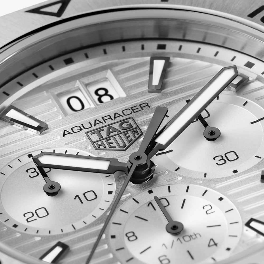 Tag Heuer Aquaracer Professional 200 Date White Dial Silver Steel Strap Watch for Men - CBP1111.BA0627 Buy Now By Tag Heuer