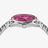Tag Heuer Carrera Date Automatic 18K Pink Dial Silver Steel Strap Watch for Women - WBN2313.BA0001 Buy Now By Tag Heuer