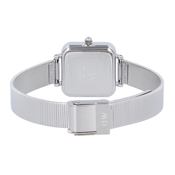 Daniel Wellington Quadro Studio Black Dial Silver Mesh Strap Watch For Women - DW00100522 Buy Now By Daniel Wellington