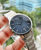 Emporio Armani Renato Blue Dial Silver Steel Strap Watch For Men - AR2472 Buy Now By Emporio Armani