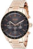 Hugo Boss Trophy Grey Dial Rose Gold Steel Strap Watch for Men - 1513632 Buy Now By Hugo Boss