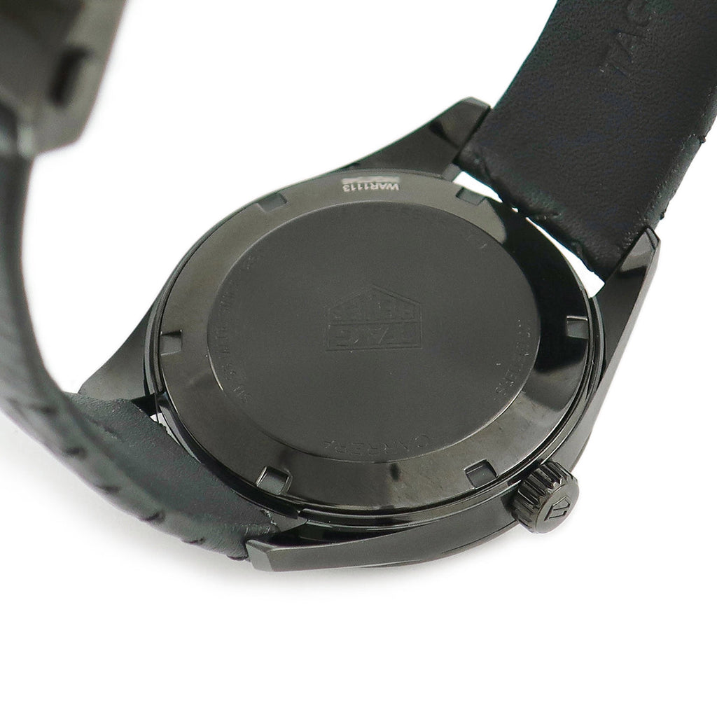 Tag Heuer Carrera Special Edition Black Dial Black Leather Strap Watch for Women - WAR1113.FC6392 Buy Now By Tag Heuer