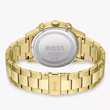 Hugo Boss Allure Chronograph Green Dial Gold Steel Strap Watch for Men - 1513923 Buy Now By Hugo Boss