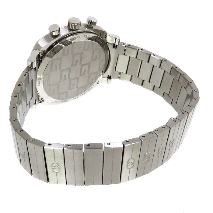 Gucci Grip Chronograph Mickey Mouse White Dial Silver Steel Strap Watch For Men - YA157306 Buy Now By Gucci