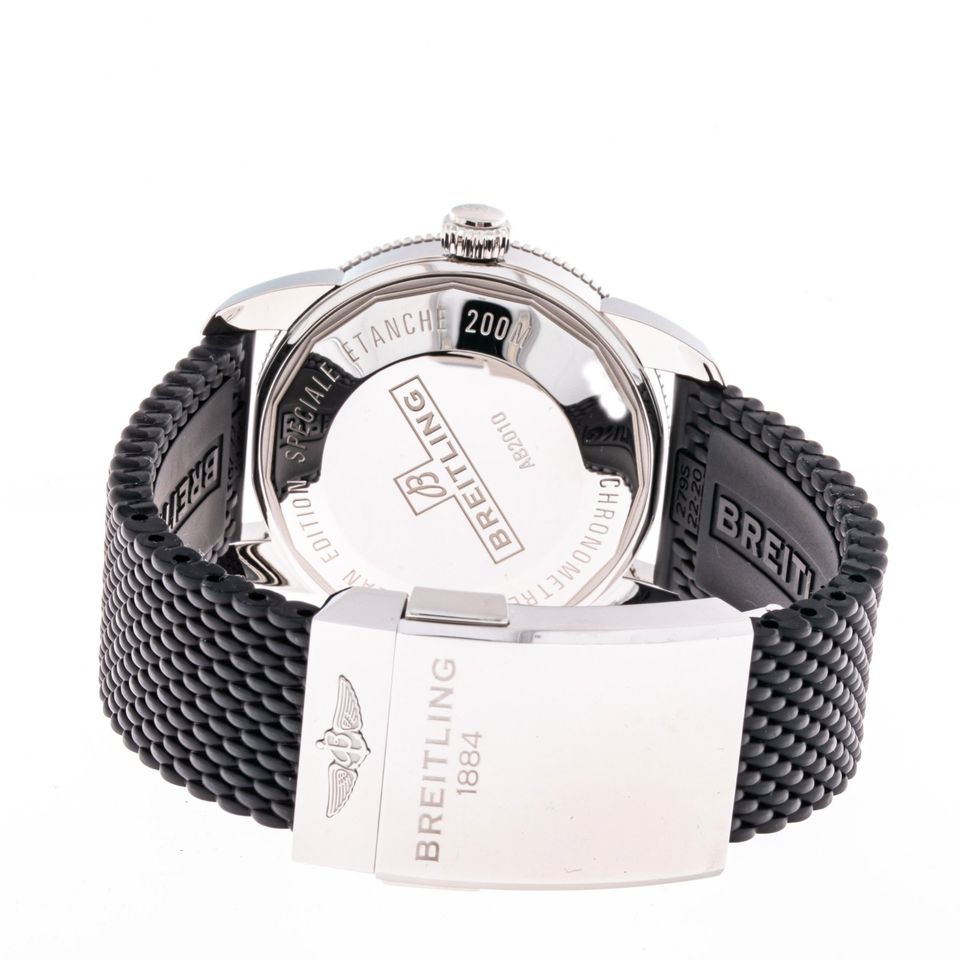 Breitling Superocean Heritage B20 Automatic 42 Green Dial Black Mesh Bracelet Watch for Women - AB2010121L1S1 Buy Now By Breitling