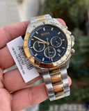 Hugo Boss Hero Blue Dial Two Tone Steel Strap Watch for Men - 1513767 Buy Now By Hugo Boss