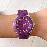 Marc Jacobs Pelly Purple Dial Purple Silicone Strap Watch for Women - MBM2515 Buy Now By Marc Jacobs
