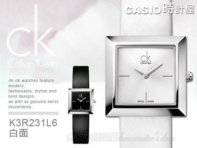 Calvin Klein Mark Black Dial Black Leather Strap Watch for Women - K3R231C1 Buy Now By Calvin Klein