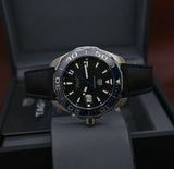 Tag Heuer Aquaracer Calibre 5 Automatic Black Dial Black Nylon Strap Watch for Men - WAY201C.FC6395 Buy Now By Tag Heuer