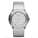 Marc Jacobs Amy Silver Dial Silver Leather Strap Watch for Women - MBM8626 Buy Now By Marc Jacobs