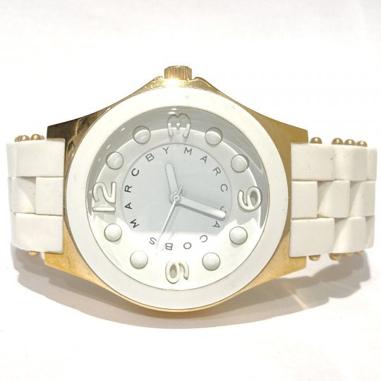 Marc Jacobs Pelly White Dial White Silicone Strap Watch for Women - MBM2526 Buy Now By Marc Jacobs