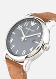 Emporio Armani Luigi Quartz Gray Dial Brown Leather Strap Watch For Men - AR11070 Buy Now By Emporio Armani