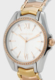 Michael Kors Whitney Quartz White Dial Two Tone Steel Strap Watch For Women - MK6686 Buy Now By Michael Kors